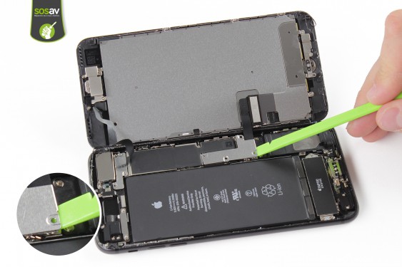 Guide photos remplacement nappe power, vibreur, volume, flash et micro externe iPhone 7 Plus (Etape 8 - image 2)