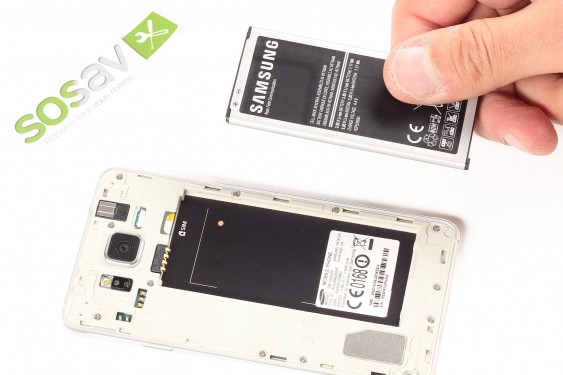 Guide photos remplacement batterie Samsung Galaxy Alpha (Etape 3 - image 4)