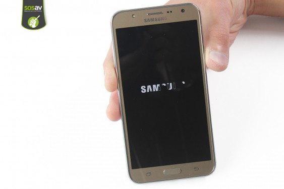 Guide photos remplacement ecran Galaxy J7 2015 (Etape 1 - image 4)