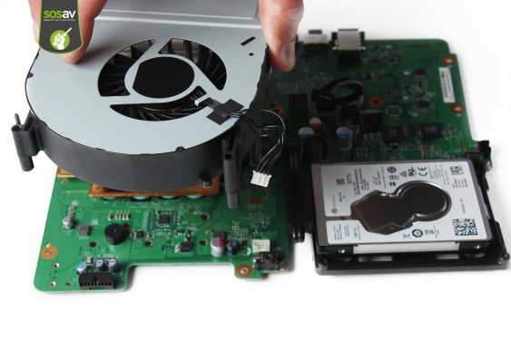 Guide photos remplacement câbles alimentation et données du lecteur optique Xbox One X (Etape 25 - image 3)