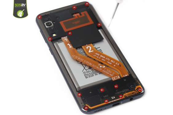 Guide photos remplacement connecteur de charge Galaxy A50 (Etape 8 - image 1)