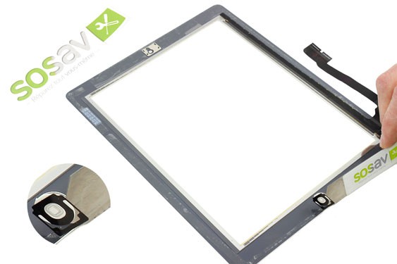 Guide photos remplacement bouton home iPad 3 WiFi (Etape 16 - image 3)