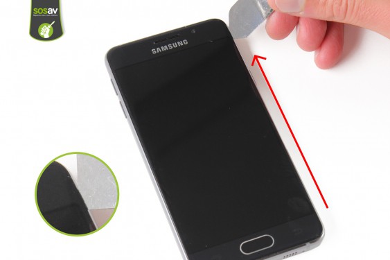 Guide photos remplacement câble coaxial / câble d'interconnexion Samsung Galaxy A3 2016 (Etape 8 - image 2)