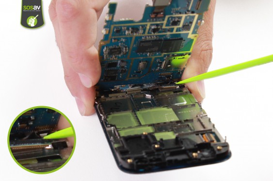 Guide photos remplacement nappe connecteur de charge Samsung Galaxy Ace 4 (Etape 16 - image 3)