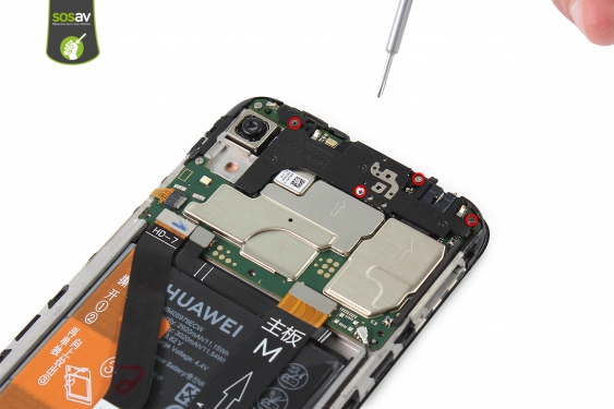 Guide photos remplacement carte mère Huawei Y6 2019 (Etape 11 - image 1)