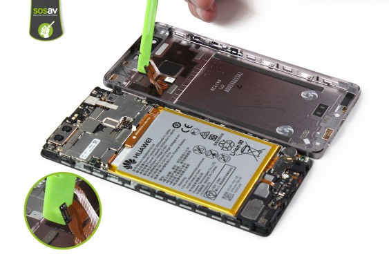 Guide photos remplacement batterie Huawei P9 (Etape 8 - image 2)