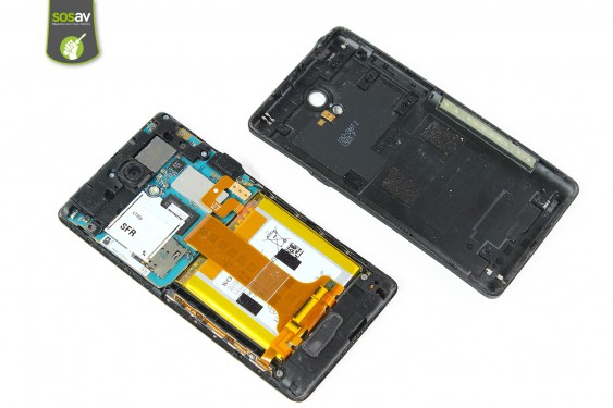 Guide photos remplacement haut-parleur externe et antenne gsm Xperia T (Etape 7 - image 3)