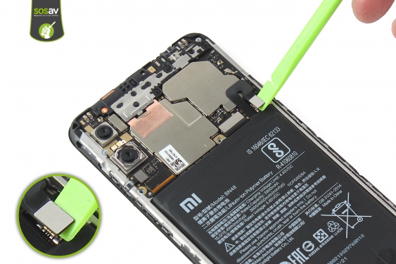 Guide photos remplacement nappe connecteur de charge Redmi Note 6 Pro (Etape 13 - image 2)