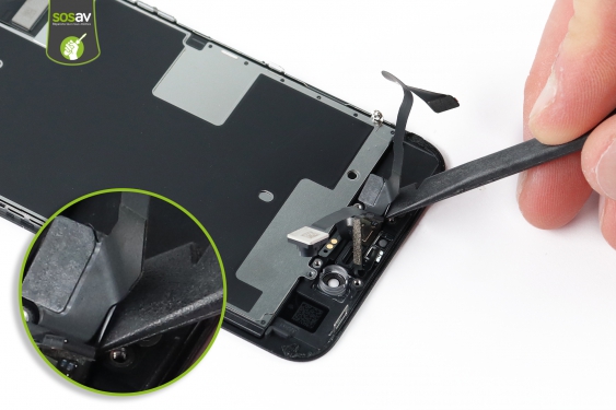 Guide photos remplacement caméra avant / capteur proximité iPhone SE (2nde Generation) (Etape 16 - image 2)