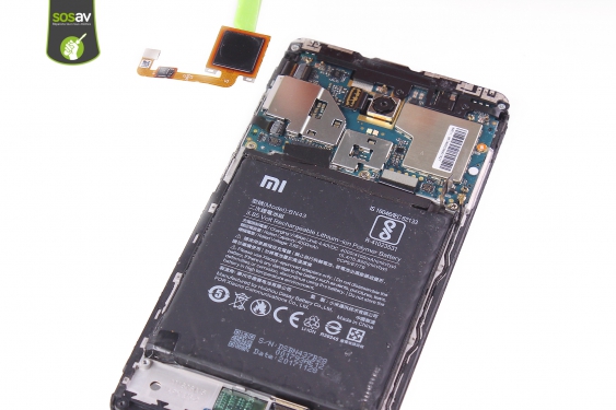 Guide photos remplacement nappe de liaison connecteur de charge Redmi Note 4X (Etape 13 - image 4)