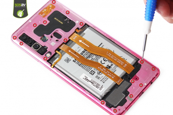 Guide photos remplacement haut-parleur interne Galaxy A9 (2018) (Etape 9 - image 1)