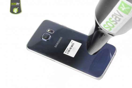 Guide photos remplacement façade arrière Samsung Galaxy S6 Edge (Etape 2 - image 1)