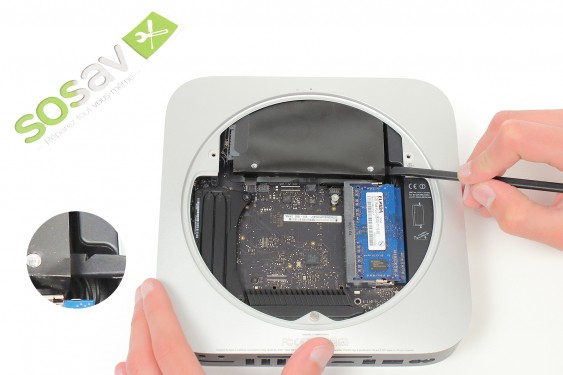 Guide photos remplacement bloc d'alimentation Mac Mini Late 2012 (Etape 14 - image 2)