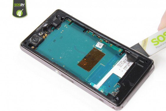 Guide photos remplacement nappe power / volume Xperia Z1 Compact (Etape 19 - image 3)