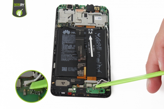 Guide photos remplacement connecteur de charge Huawei Nova (Etape 10 - image 1)