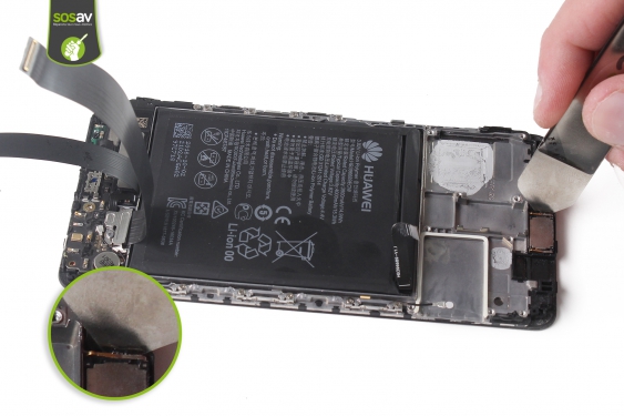 Guide photos remplacement haut-parleur interne Huawei Mate 9 (Etape 18 - image 1)