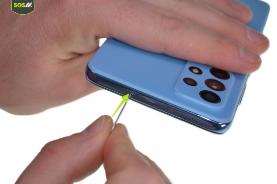 Guide photos remplacement batterie Galaxy A52 (Etape 1 - image 3)