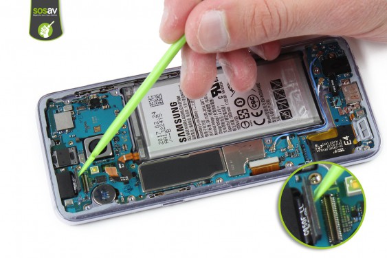 Guide photos remplacement haut-parleur interne Samsung Galaxy S8  (Etape 15 - image 4)