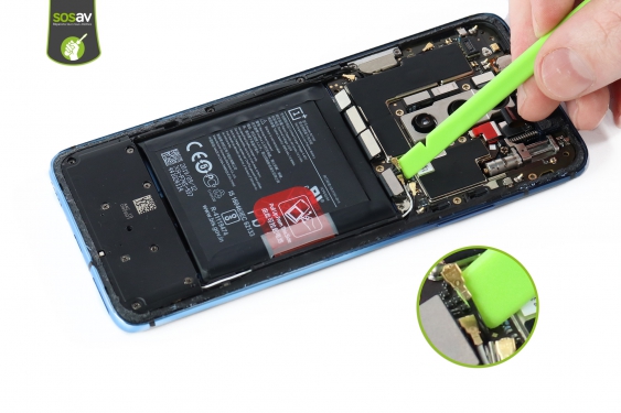 Guide photos remplacement haut-parleur interne OnePlus 7T Pro (Etape 14 - image 3)