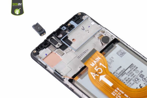 Guide photos remplacement haut-parleur d'écoute Galaxy A51 (Etape 14 - image 1)