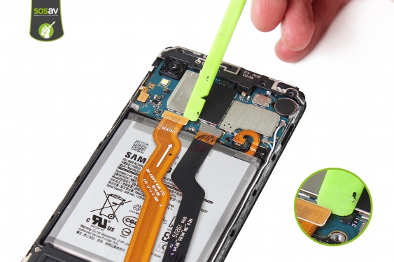 Guide photos remplacement batterie Galaxy A10 (Etape 12 - image 1)