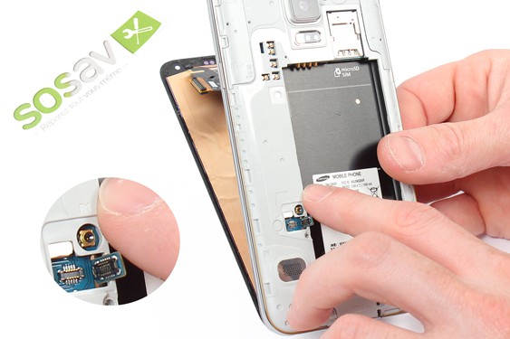 Guide photos remplacement haut parleur externe Samsung Galaxy S5 (Etape 16 - image 1)
