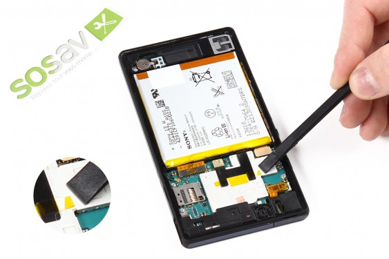 Guide photos remplacement haut-parleur externe Xperia Z (Etape 6 - image 1)