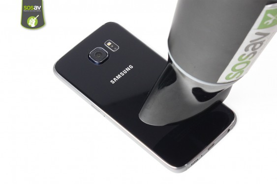 Guide photos remplacement vitre arrière Samsung Galaxy S6 (Etape 2 - image 1)