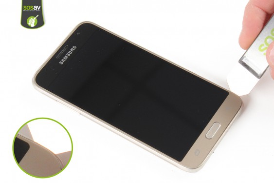 Guide photos remplacement bouton power Samsung Galaxy J3 2016 (Etape 9 - image 1)
