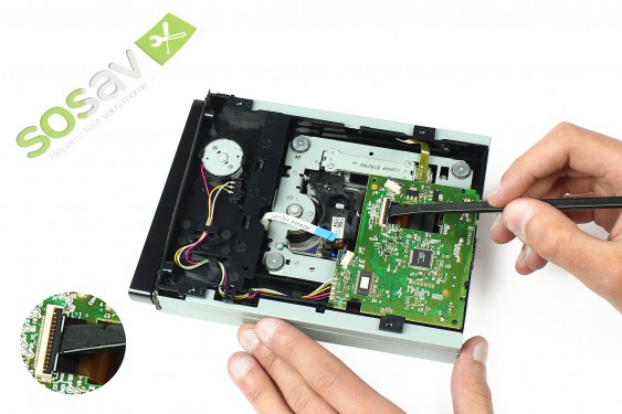 Guide photos remplacement nappe lentille laser Xbox 360 S (Etape 43 - image 1)