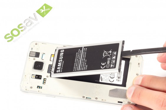 Guide photos remplacement antenne bluetooth Samsung Galaxy Alpha (Etape 3 - image 2)