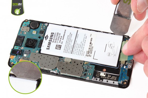 Guide photos remplacement haut-parleur interne Samsung Galaxy A3 2016 (Etape 12 - image 1)