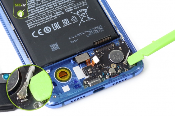 Guide photos remplacement câble interconnexion droit Xiaomi Mi 9 (Etape 12 - image 3)