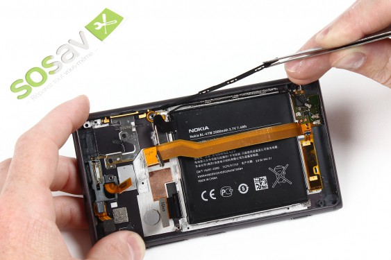 Guide photos remplacement câble interconnexion Lumia 925 (Etape 25 - image 3)