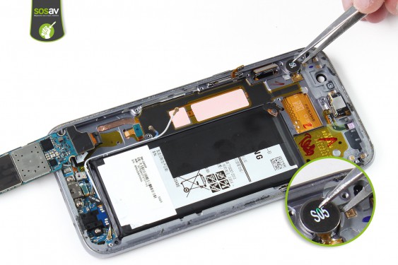 Guide photos remplacement vibreur Samsung Galaxy S7 Edge (Etape 21 - image 1)