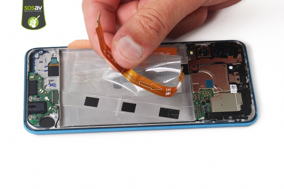 Guide photos remplacement nappe de liaison connecteur de charge Huawei P30 Lite (Etape 19 - image 3)
