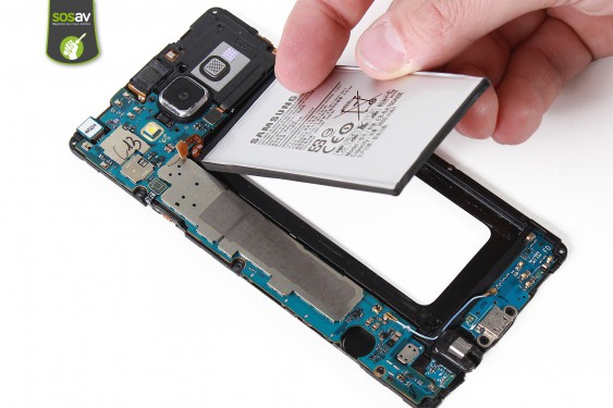 Guide photos remplacement haut-parleur interne Samsung Galaxy A7 (Etape 26 - image 1)
