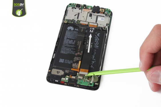 Guide photos remplacement nappe de liaison connecteur de charge Huawei Nova (Etape 15 - image 2)