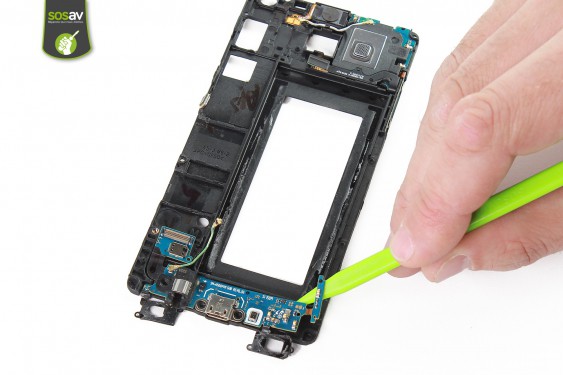 Guide photos remplacement nappe connecteur de charge Samsung Galaxy A5 (Etape 40 - image 4)