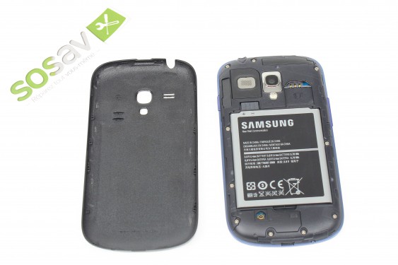 Guide photos remplacement bouton volume Samsung Galaxy S3 mini (Etape 2 - image 4)
