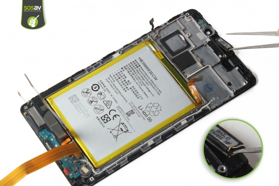 Guide photos remplacement haut-parleur interne Huawei Mate 8 (Etape 18 - image 2)