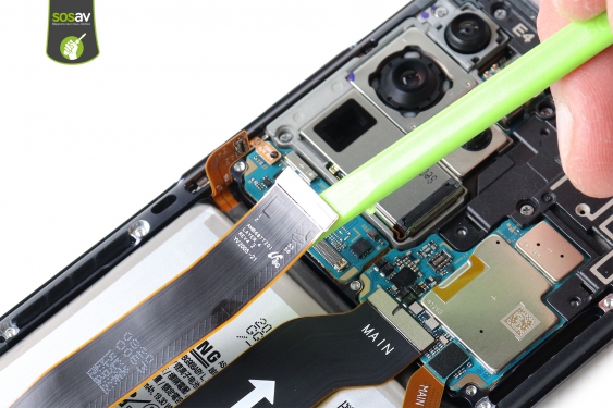 Guide photos remplacement caméra arrière / carte mère Galaxy S20 Ultra (Etape 13 - image 2)
