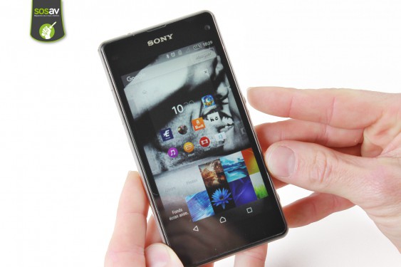Guide photos remplacement carte sim Xperia Z1 Compact (Etape 1 - image 1)