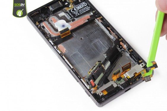 Guide photos remplacement nappe micro Xperia Z5 (Etape 31 - image 3)