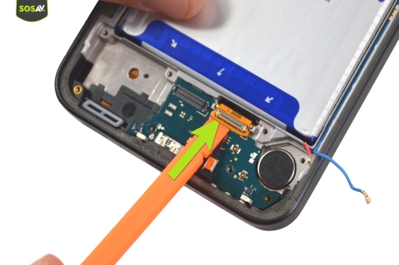 Guide photos remplacement connecteur de charge Galaxy A26 (Etape 8 - image 3)