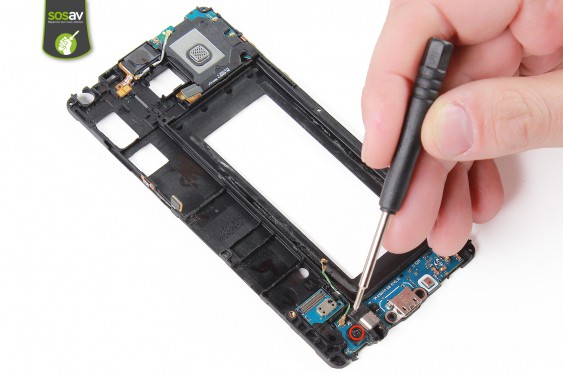 Guide photos remplacement nappe connecteur de charge Samsung Galaxy A5 (Etape 36 - image 1)