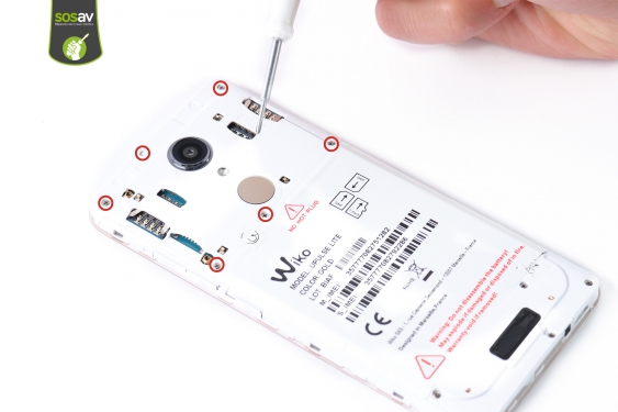 Guide photos remplacement batterie Wiko Upulse Lite (Etape 4 - image 1)