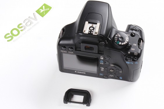 Guide photos remplacement oeilleton de visée Canon EOS 1000D / Rebel XS / Kiss F (Etape 3 - image 1)