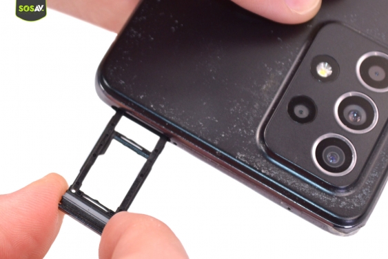 Guide photos remplacement capteur d'empreinte Galaxy A52s (Etape 2 - image 2)