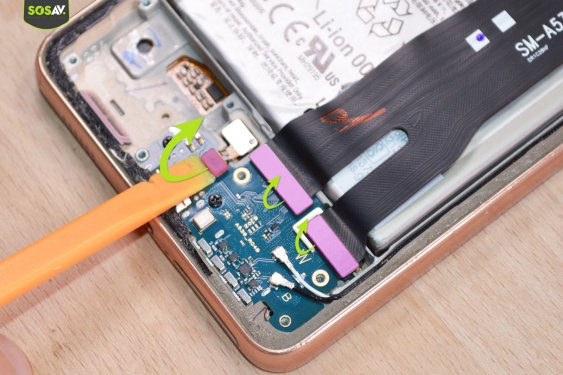Guide photos remplacement connecteur de charge Galaxy A53 (Etape 7 - image 1)
